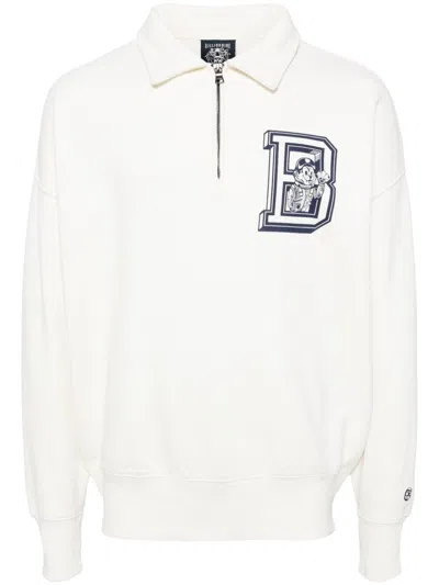 Billionaire Boys Club Logo-printed Sweatshirt In White