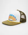 Billionaire Boys Club Arch Logo Trucker Hat In Loden Green