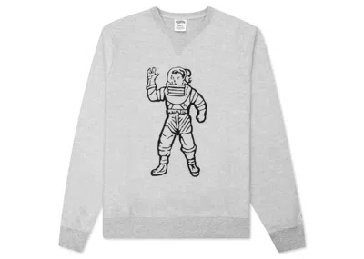 Pre-owned Billionaire Boys Club Men's  Astronaut Crewneck Sweatshirt Sweater In Gray