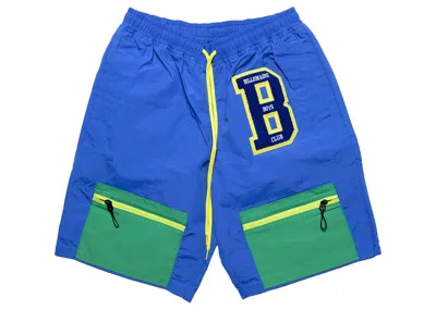 Pre-owned Billionaire Boys Club Men's  Bb Hike Shorts In Blue/green