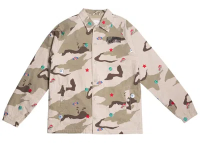 Pre-owned Billionaire Boys Club Men's  Breaks Jacket In Camo/smoke