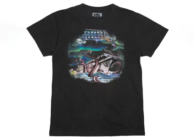 Pre-owned Billionaire Boys Club Men's  Dark Aurora Knit Tee Shirt In Black