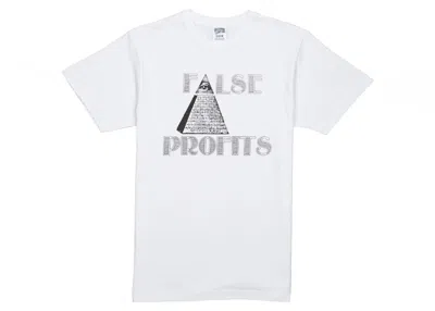 Pre-owned Billionaire Boys Club Men's  False Profits Tee Shirt In White