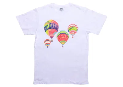 Pre-owned Billionaire Boys Club Men's  Hot Air Tee Shirt In White