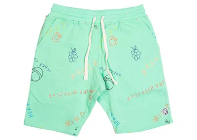 Pre-owned Billionaire Boys Club Men's  Jott Shorts In Green/spring Bud