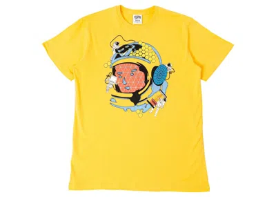 Pre-owned Billionaire Boys Club Men's  Maintenence Tee Shirt In Gold