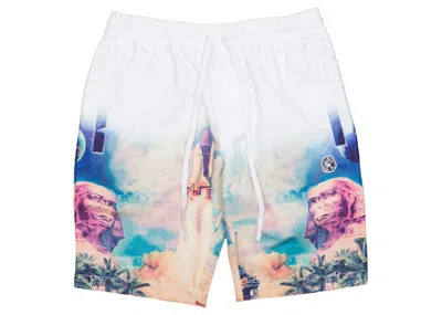 Pre-owned Billionaire Boys Club Men's  Mirage Shorts In White/bleach
