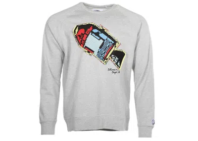 Pre-owned Billionaire Boys Club Men's  Module Crew Sweater In Heather Grey