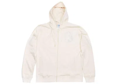 Pre-owned Billionaire Boys Club Men's  Orbit Zip Hoodie In Sand/angora