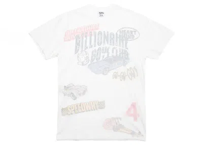 Pre-owned Billionaire Boys Club Men's  Retro Speed Knit Tee Shirt In White