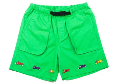 Pre-owned Billionaire Boys Club Men's  Runners Short In Kelly Green