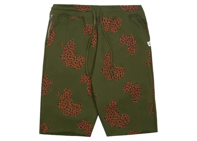Pre-owned Billionaire Boys Club Men's  Sierra Shorts/dark In Green/dark Green