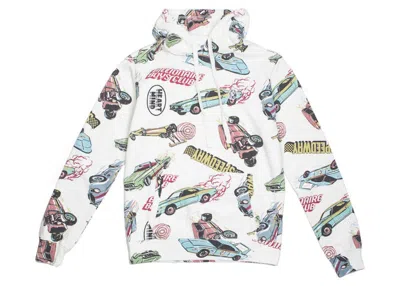 Pre-owned Billionaire Boys Club Men's  Speedways Hoodie In White