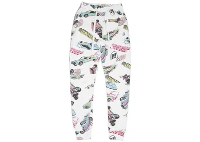 Pre-owned Billionaire Boys Club Men's  Speedways Sweatpants In White