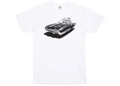 Pre-owned Billionaire Boys Club Men's  Thunder Rocket Tee Shirt In White