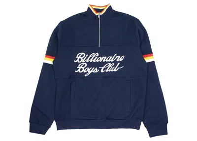 Pre-owned Billionaire Boys Club Men's  Time Sweater In Navy Blue