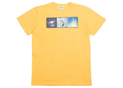 Pre-owned Billionaire Boys Club Men's  Triptcyh Knit Tee Shirt In Yellow/beeswax