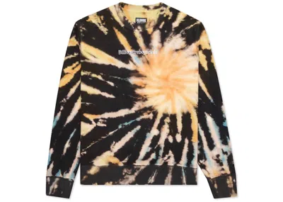 Pre-owned Billionaire Boys Club Men's  Worldwind Crewneck Sweatshirt Sweater In Black/white/dye