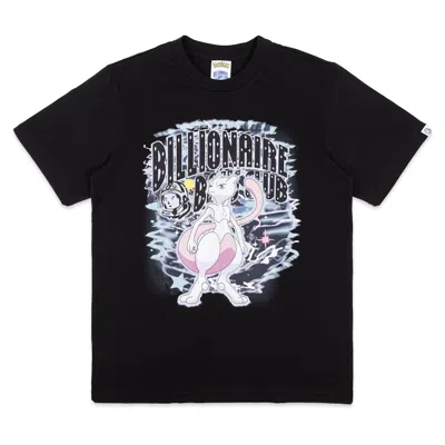 Pre-owned Billionaire Boys Club Men's  X Pokemon Mewtwo Curve T-shirt In Black