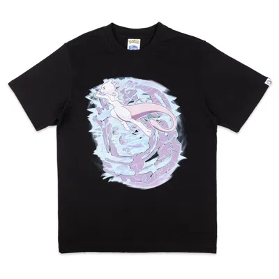 Pre-owned Billionaire Boys Club Men's  X Pokemon Mewtwo Helmet T-shirt In Black