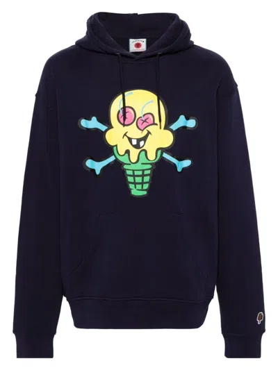 BILLIONAIRE BOYS CLUB MEN'S CONES&AMP;BONES PRINTED HOODIE