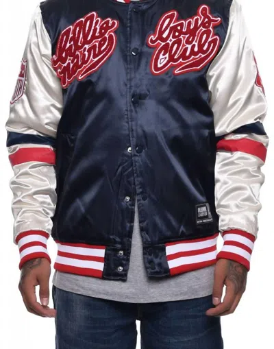 Billionaire Boys Club Men's Majestic Eva Stadium Jacket In Navy In Blue