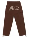 Icecream Running Dog Cargo Trousers In Brown