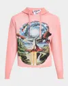 Billionaire Boys Club Stargazer Cotton Graphic Hoodie In Pink