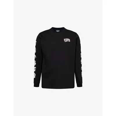 Billionaire Boys Club Mens Diamonds Long-sleeve Cotton T-shirt Black