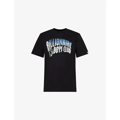 Billionaire Boys Club Mens Great Wave Graphic-print Cotton T-shirt Black