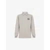 Billionaire Boys Club Mens Flat Grey Arch Logo Cotton-jersey Rugby Top In Gray