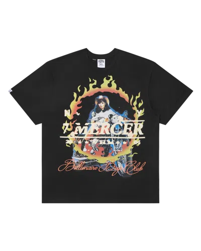 Billionaire Boys Club Kids' Mercer M.c Oversized Tee In Black
