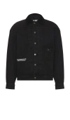 Billionaire Boys Club Bb Mind Denim Trucker Jacket In Dark Hive