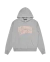 Billionaire Boys Club Mountain Fill Arch Logo Popover Hood In Heather Grey
