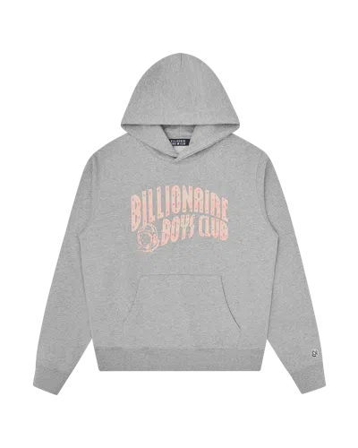 Billionaire Boys Club Kids' Mountain Fill Arch Logo Popover Hood In Heather Grey