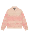 Billionaire Boys Club Mountain Print Astro Denim Jacket In Pink