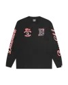 Billionaire Boys Club Multi Graphic Long-sleeve T-shirt In Black