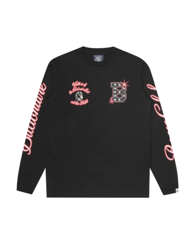 Billionaire Boys Club Kids' Multi Graphic Long-sleeve T-shirt In Black