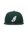 Billionaire Boys Club New Era Flying B Fitted Hat In Forest Green