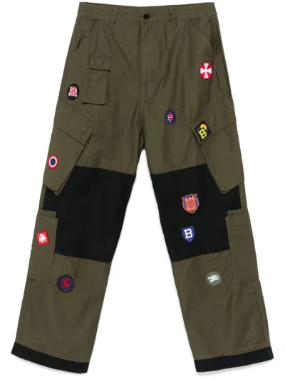 Billionaire Boys Club Patch Cargo Pants In Green