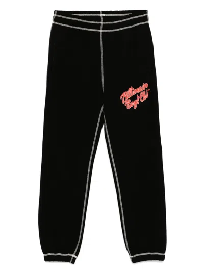 Billionaire Boys Club Script Logo Sweatpants In Black