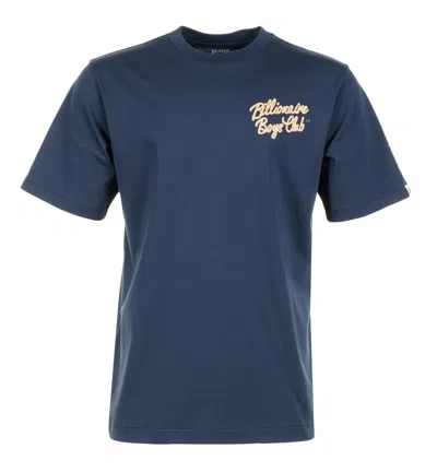 Billionaire Boys Club Script Logo T Shirt Navy