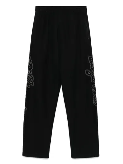 Billionaire Boys Club Script-logo Track Pants In Black