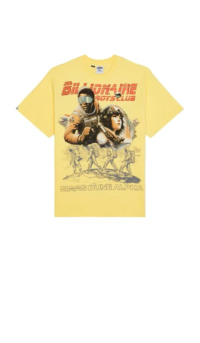 Billionaire Boys Club Space Runner Oversized Tee In Yarrow