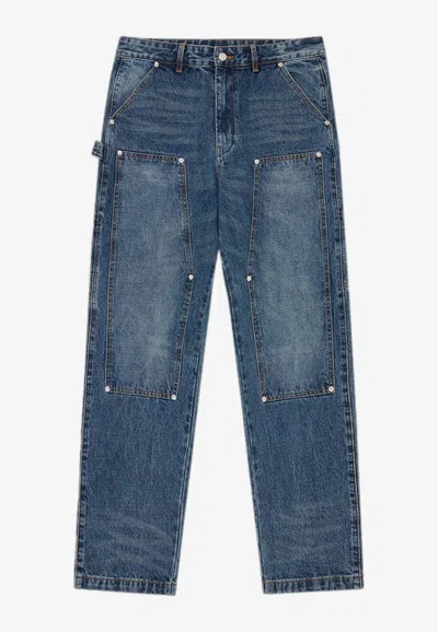 Billionaire Boys Club Straight-leg Carpenter Jeans In Blue
