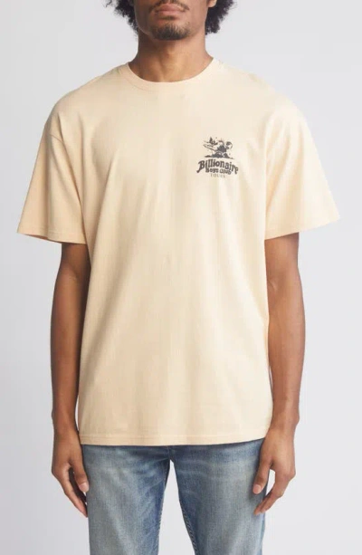 Billionaire Boys Club Therapy Cotton Graphic T-shirt In Ivory Cream