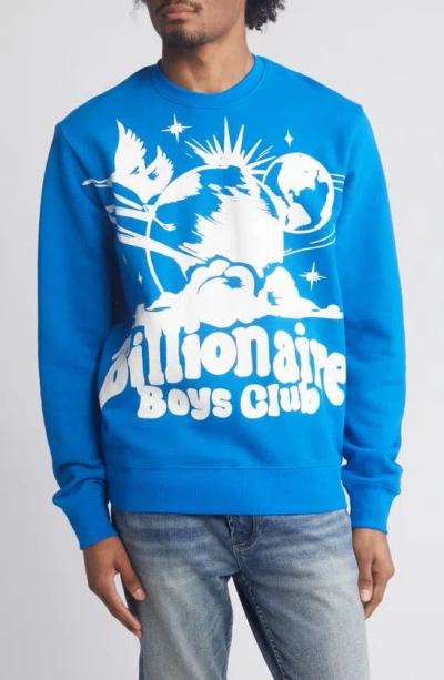 Billionaire Boys Club Tranquility Crewneck Sweatshirt In Sky Diver