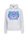 Billionaire Boys Club 'tropical Crest Popover' Hoodie In Gray
