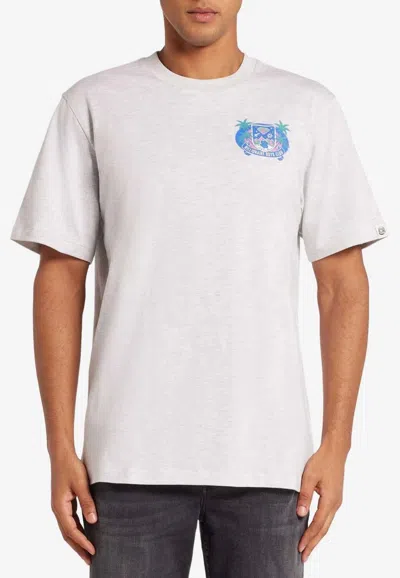 Billionaire Boys Club Tropical Crest Print T-shirt In Gray
