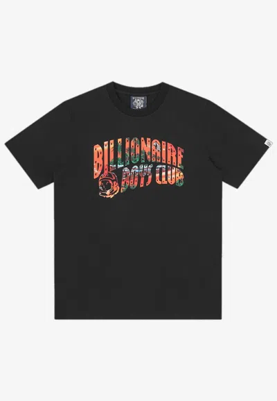 Billionaire Boys Club Tropical Island Fill Arch Logo T-shirt In Black